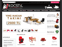 Tablet Screenshot of kocstil.com